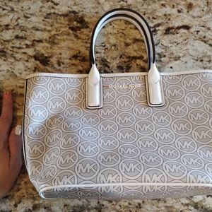 Michael Kors Jodie Small logo Jacquard Tote Bag